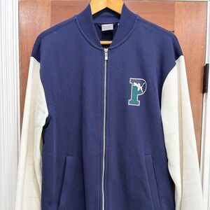 PUMA Men's Squad Track Jacket Navy & White